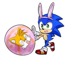 felices pascuas happy easter sonic easter egg rolling