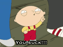 Family Guy Stewie GIF - Family Guy Stewie You Suck GIFs