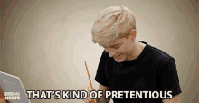 Thats Kind Of Pretentious Mae Martin GIF - Thats Kind Of Pretentious Mae Martin Popbuzz GIFs