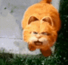 Garfield Pee GIF - Garfield Pee Garfield Lasagna GIFs