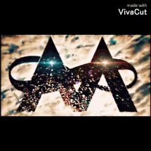 a logo that is made with vivacut on the bottom right