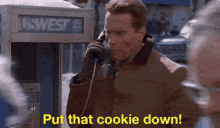 Jingle All The Way Put That Cookie Down Now GIF