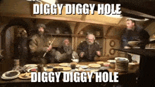 diggy diggy hole the hobbit dwarves