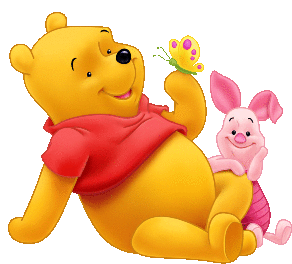 Disney Pooh Sticker - Disney Pooh Piglet Stickers
