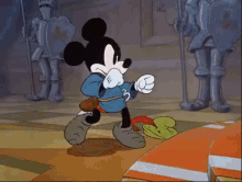 mickey mouse tailor giant brave little tailor fight