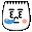 a drawing of a person 's face with a tear coming out of their eye .