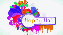 Happy Holi Festival Of Colors GIF - Happy Holi Festival Of Colors Festival Of Spring GIFs