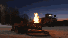 Jumping Over Fire Red Bull GIF - Jumping Over Fire Red Bull Safe Landing GIFs