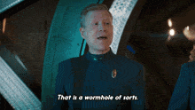 That Is A Wormhole Of Sorts Paul Stamets GIF - That Is A Wormhole Of Sorts Paul Stamets Star Trek Discovery GIFs