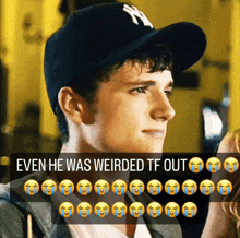 Even He Was Weirded Out Josh Hutcherson GIF - Even He Was Weirded Out Josh Hutcherson GIFs