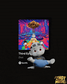 a spotify advertisement for third eye open by zhut