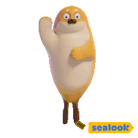 a seal with a tag that says ' 002 ' on it