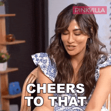 Cheers To That Chitrangda Singh GIF - Cheers To That Chitrangda Singh Pinkvilla GIFs