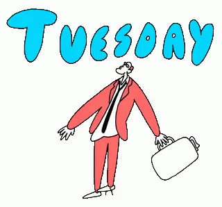 Working tuesday. Гифка работник