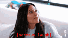 Nervous Laugh GIF - Nervous Laugh Kim Kardashian GIFs