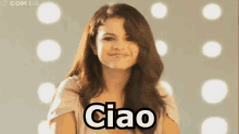 Selena Gomez Ciao Attrice Cantante GIF