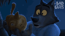 Holding Cat Mr Wolf GIF - Holding Cat Mr Wolf The Bad Guys GIFs