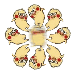 Chick Spinning Sticker - Chick Spinning Mad Stickers