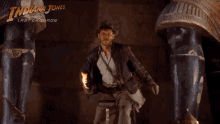 Throw The Torch Indiana Jones GIF - Throw The Torch Indiana Jones Harrison Ford GIFs