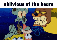 Oblivious Of The Bears Spongebob GIF