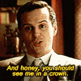 You Should See Me In A Crown Royalty GIF - You Should See Me In A Crown Royalty Andrew Scott GIFs