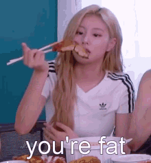 Hyewon Eating GIF