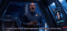 i made one of the most important discoveries of our time h jon benjamin star trek short treks major discoveries
