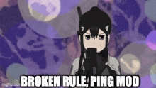 Kaiju No 8 Broken Rule GIF - Kaiju No 8 Broken Rule Ping Mod GIFs