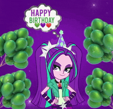 Birthday Happy Birthday GIF - Birthday Happy Birthday Aria Blaze GIFs