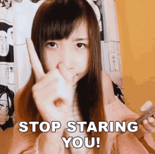 Stop Staring You Xiao GIF - Stop Staring You Xiao Xiaorishu GIFs