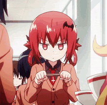 Angry Red Hair GIF