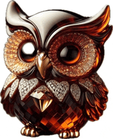 Owl Jeweled Owl GIF - Owl Jeweled Owl Brown Owl GIFs
