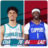 Charlotte Hornets (76) Vs. Los Angeles Clippers (84) Third-fourth Period Break GIF - Nba Basketball Nba 2021 GIFs