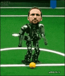 Gonzalo Higuain GIF - Gonzalo Higuain Robot Humor GIFs