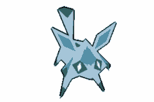 glaceon spin low poly transparent pokemon