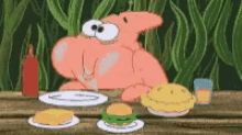 Sponge Bob Patrick Star GIF - Sponge Bob Patrick Star Eating GIFs