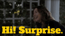 Greys Anatomy Meredith Grey GIF - Greys Anatomy Meredith Grey Hi Surprise GIFs