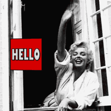 Hello Hi GIF - Hello Hi Marilyn Monroe GIFs