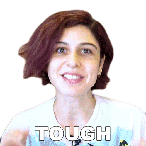 Tough Scherezade Shroff Sticker - Tough Scherezade Shroff Hard Stickers