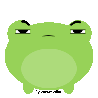 Cute Frog Sticker - Cute Frog Green Stickers