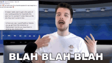Blah Blah Blah Benedict Townsend GIF - Blah Blah Blah Benedict Townsend Youtuber News GIFs