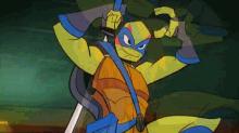 Turtle Ninja GIF - Turtle Ninja Leo GIFs