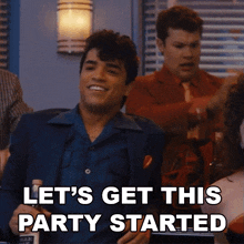 Lets Get This Party Started Richie GIF - Lets Get This Party Started Richie Grease Rise Of The Pink Ladies GIFs