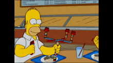 Simpson Manger GIF - Simpson Manger Repas GIFs