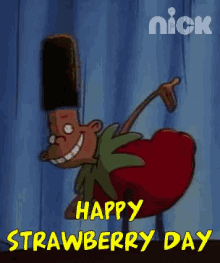 National Strawberry Day GIF - Strawberry Day Gerald Hey Arnold GIFs