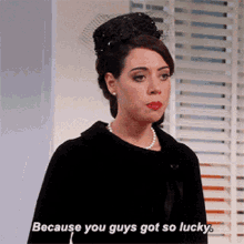 Parks And Rec April Ludgate GIF - Parks And Rec April Ludgate Because You Guys Go So Lucky GIFs