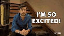 Im So Excited Jack Whitehall GIF - Im So Excited Jack Whitehall Travels With My Father GIFs
