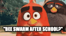 Angry Birds Bee Swarm GIF - Angry Birds Bee Swarm School GIFs