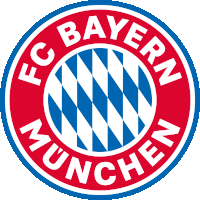 the logo for fc bayern munchen has a blue and white checkered design