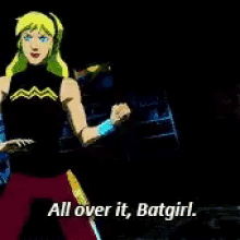 Wonder Girl All Over It GIF - Wonder Girl All Over It Young Justice GIFs